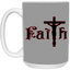 Faith-15oz White Mug