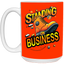 Standing on Business-Tim Boot-15oz White Mug