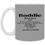 Baddie Definition-11oz White Mug