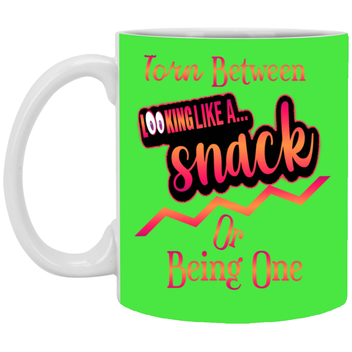 A Snack-Crying-11oz White Mug