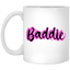 Baddie Gradient-11oz White Mug