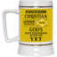 Christian Under Construction-Beer Stein 22oz.