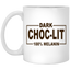 Dark Choc-Lit-11oz White Mug