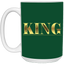 King-15oz White Mug