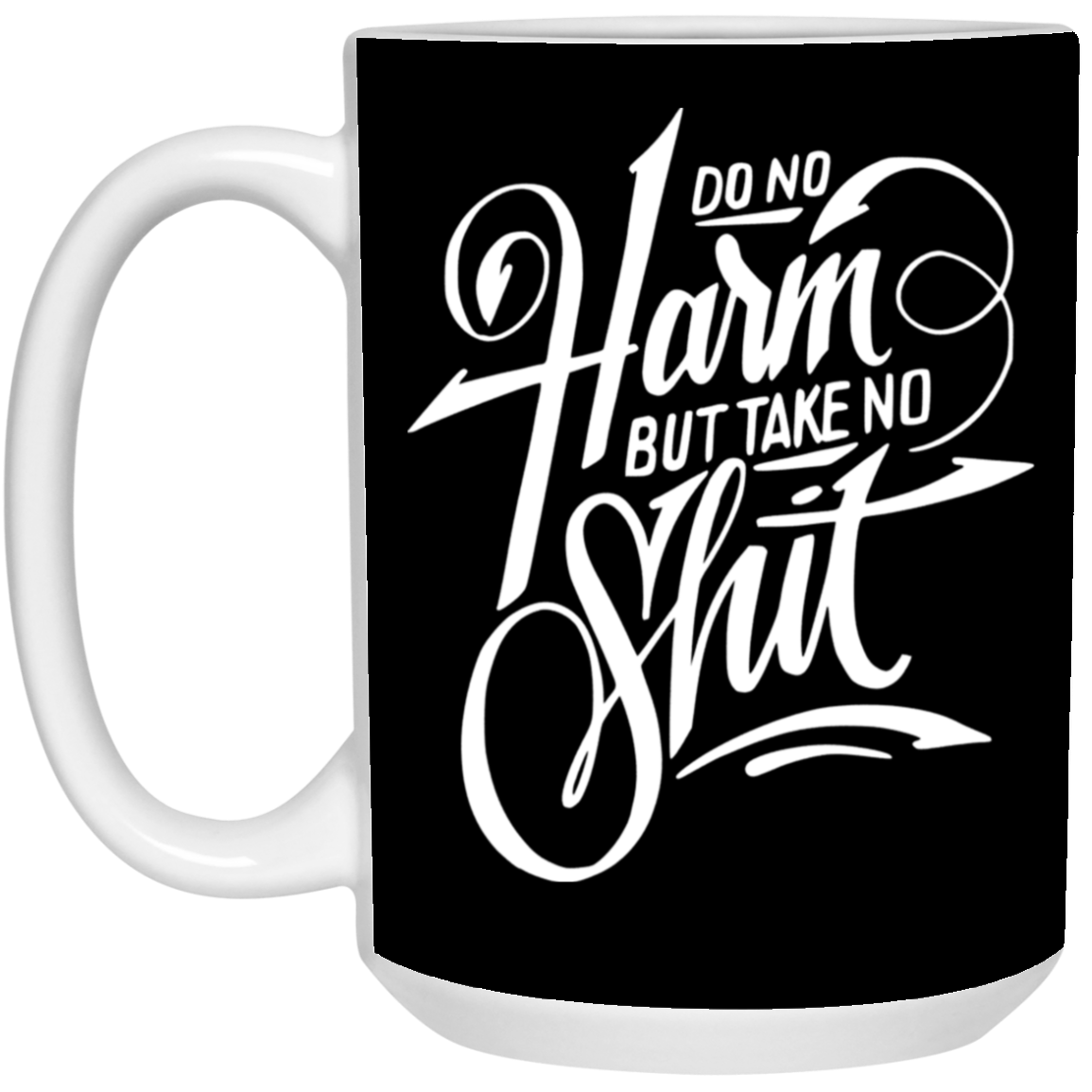 No Harm-15oz White Mug