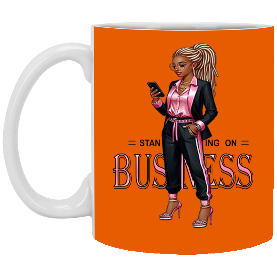 Standing on Business-Dreads-11oz White Mug