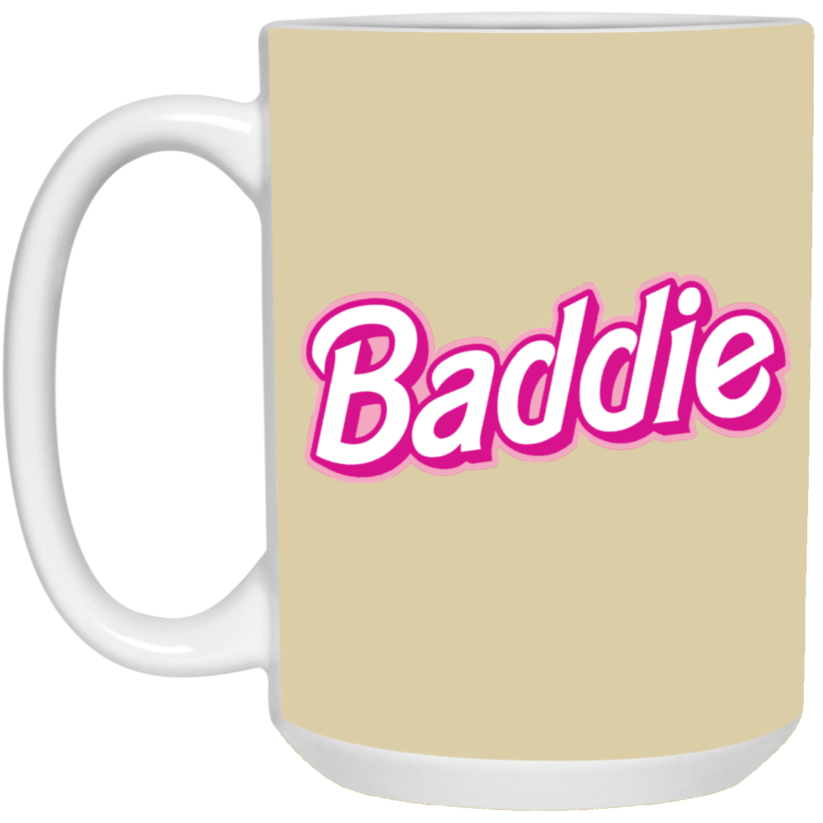 Pink Baddie-15oz White Mug