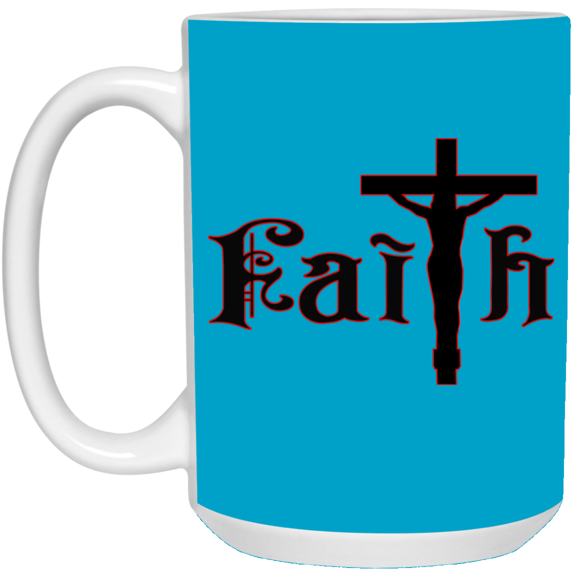 Faith-15oz White Mug