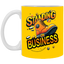 Standing on Business-Tim Boot-11oz White Mug