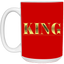 King-15oz White Mug