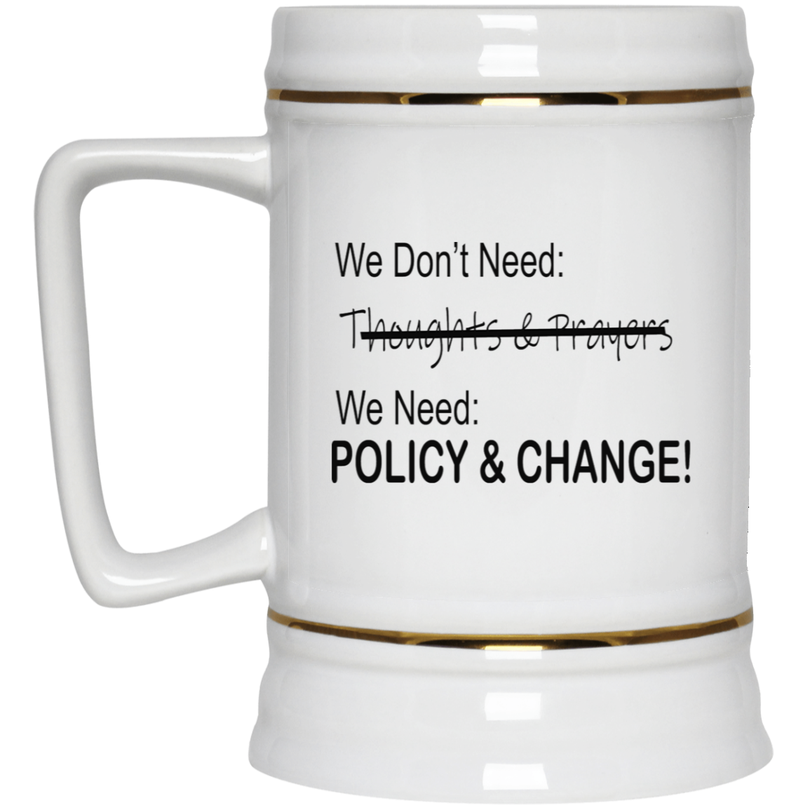 Change-Beer Stein 22oz.