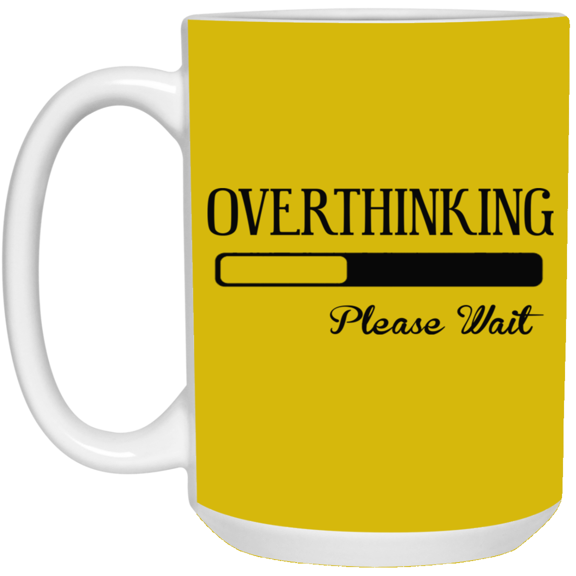 Overthinking-15oz White Mug