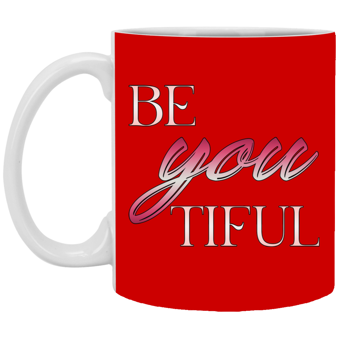 Beyoutiful-11oz White Mug