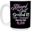 Blessed & Spoiled Gradient-15oz White Mug