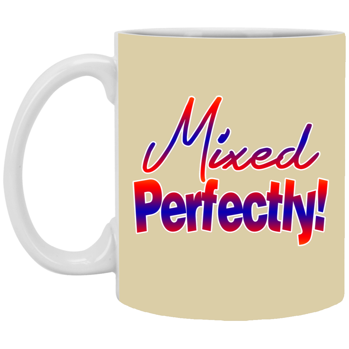 Mixed Perfectly-11oz White Mug