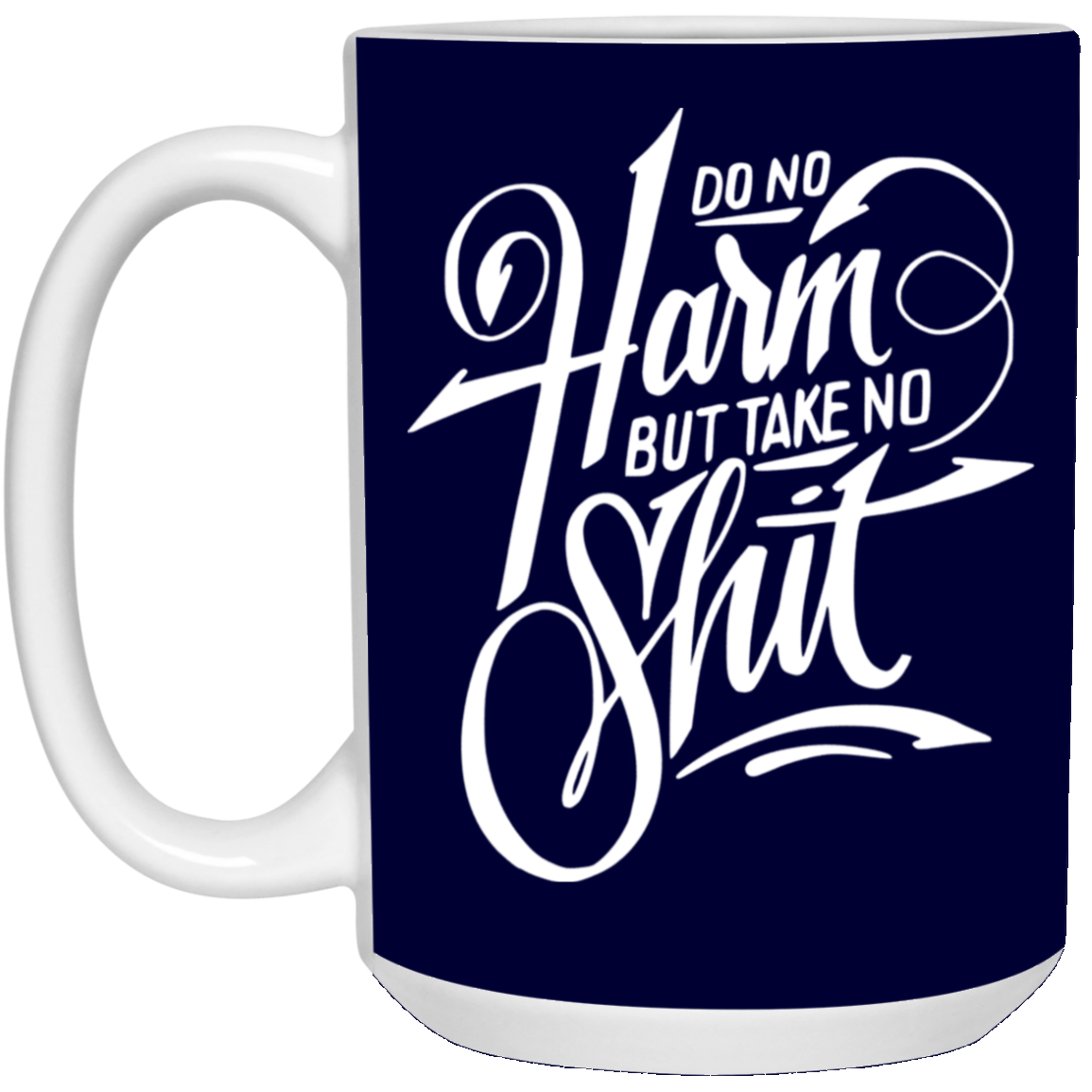No Harm-15oz White Mug