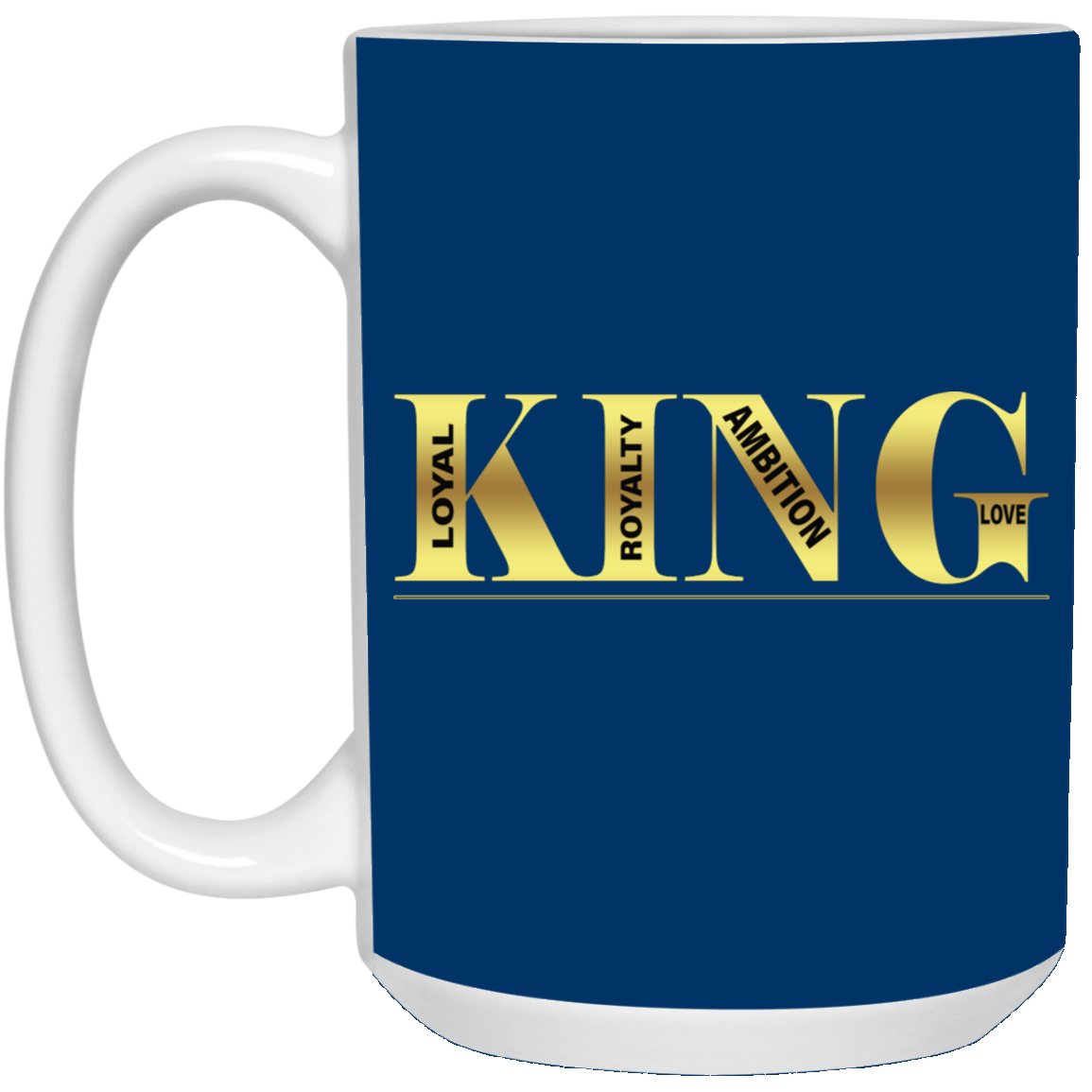 King-15oz White Mug