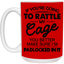 Rattle My Cage-15oz White Mug