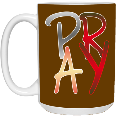 Pray-15oz White Mug