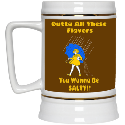 Salty-White Girl-Beer Stein 22oz.