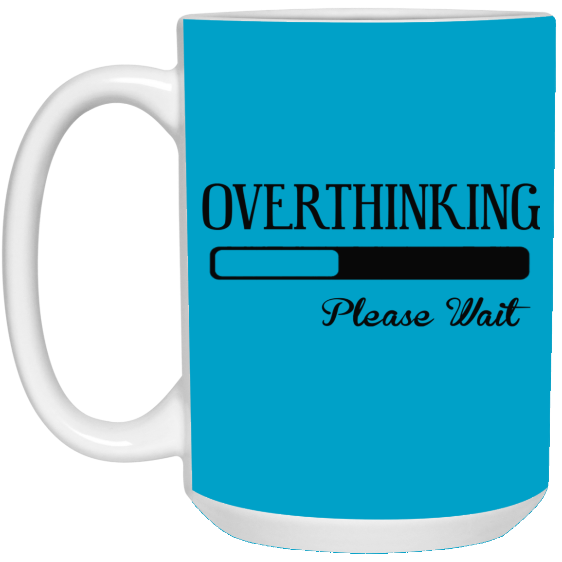 Overthinking-15oz White Mug