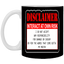 Interact at Own Risk-11oz White Mug