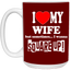 Square Up-Wife-15oz White Mug