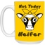 Not Today Heifer-15oz White Mug