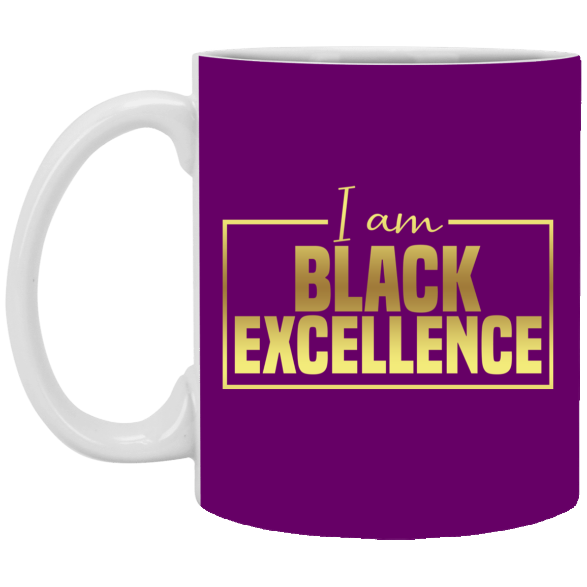 Black Excellence-11oz White Mug