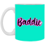 Baddie Gradient-11oz White Mug