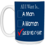 Buy Me A T-Shirt-15oz White Mug