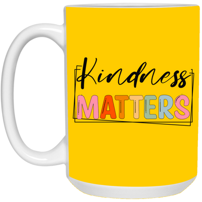 Kindness Matters-15oz White Mug