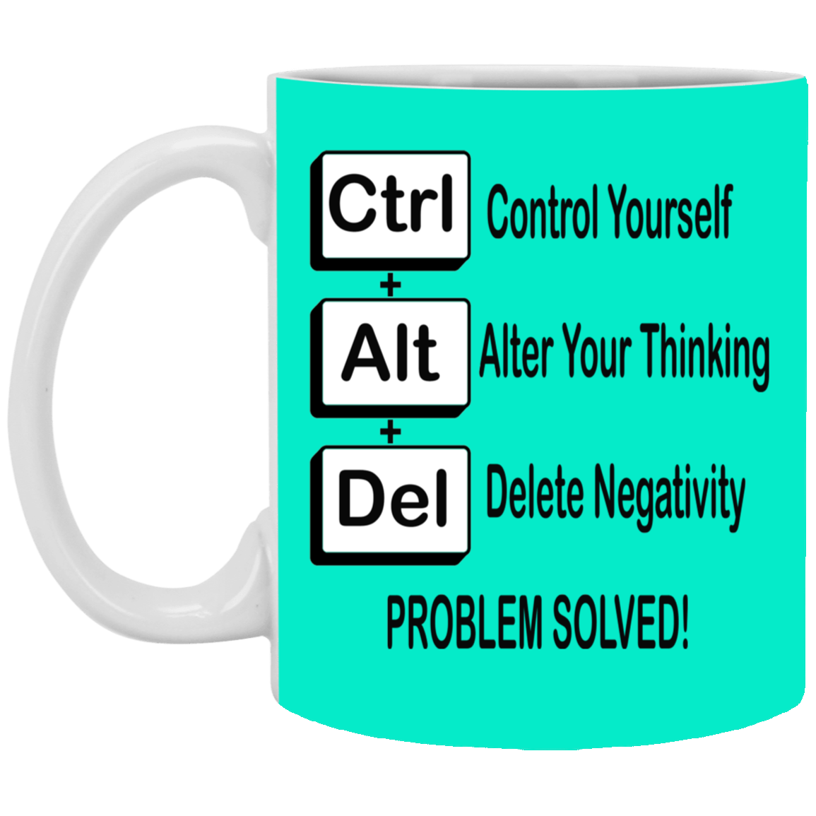 Ctrl-Alt-Del-11oz White Mug