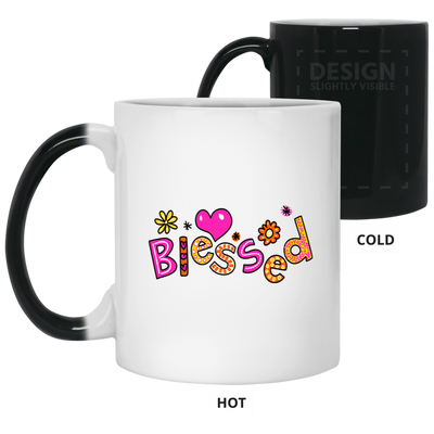 Blessed Flowers-11oz Color Changing Mug
