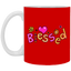 Blessed Flowers-11oz White Mug