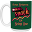 A Snack-15oz White Mug