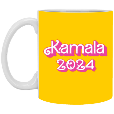 Kamala 2024-Pink-11oz Ceramic White Mug