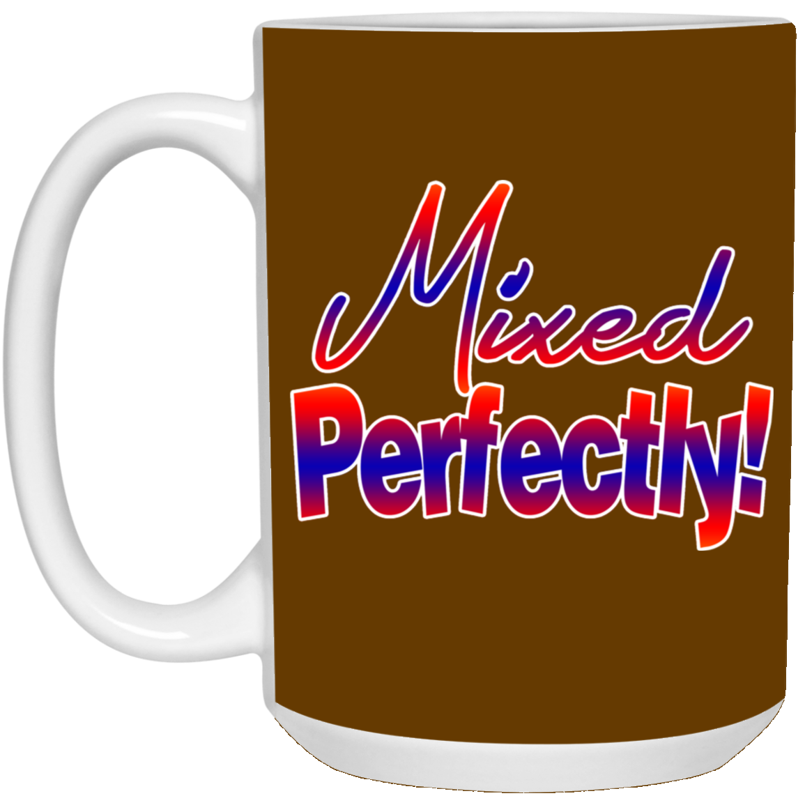 Mixed Perfectly-15oz White Mug
