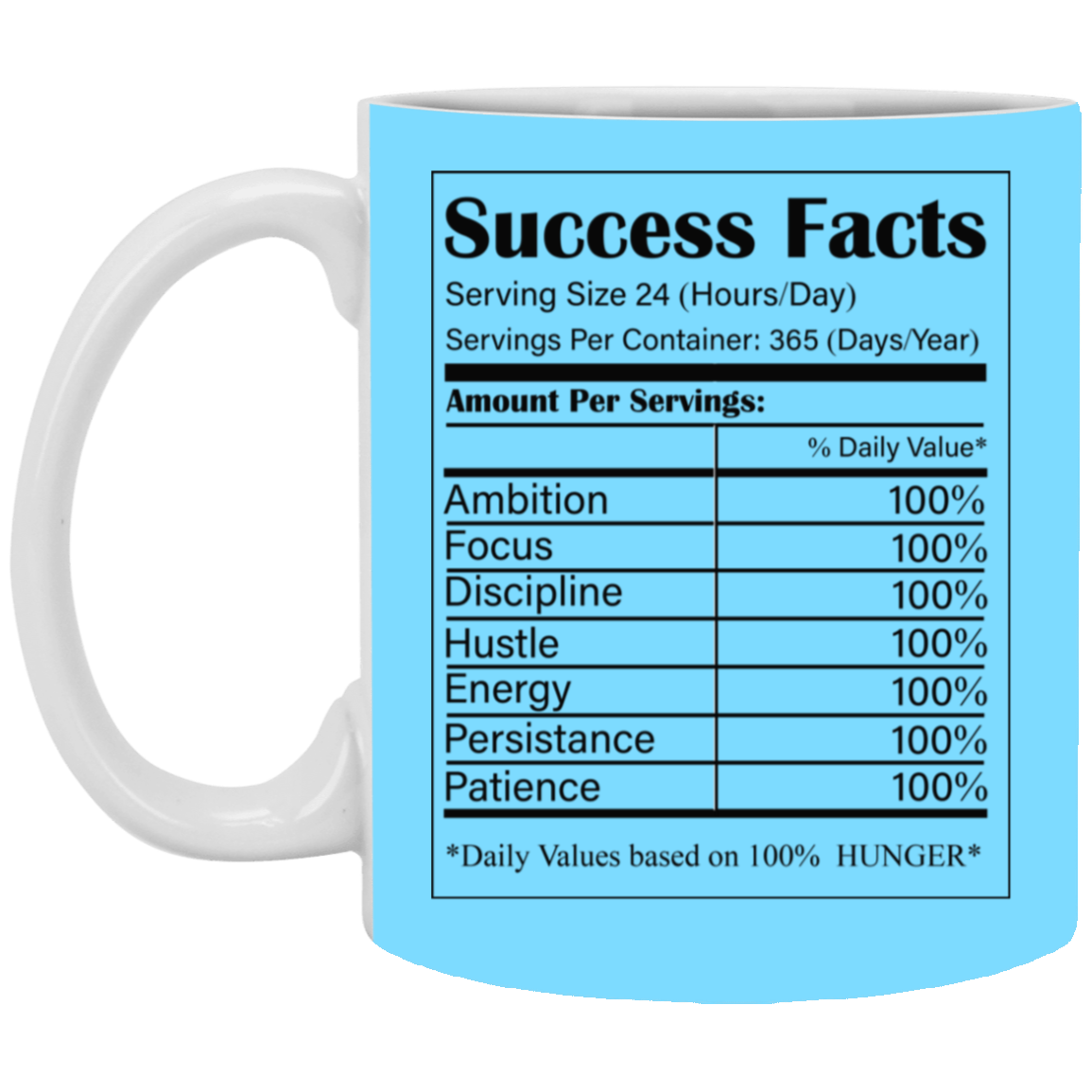 Success Facts-11oz White Mug