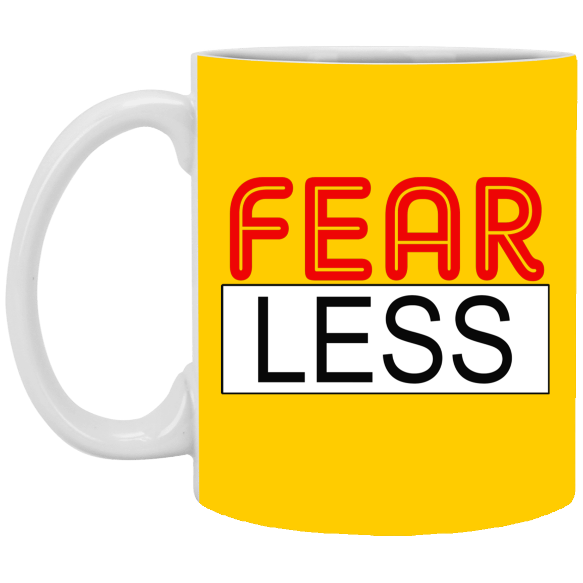 Fear-Less-11oz White Mug