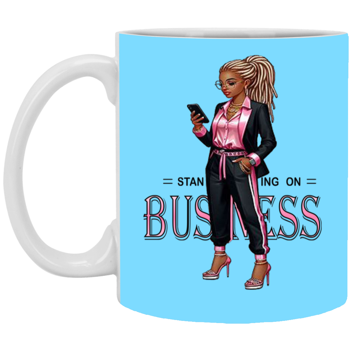 Standing on Business-Dreads-11oz White Mug