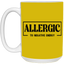 Allergic to Negative Energy-15oz White Mug