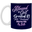 Blessed & Spoiled Gradient-11oz White Mug