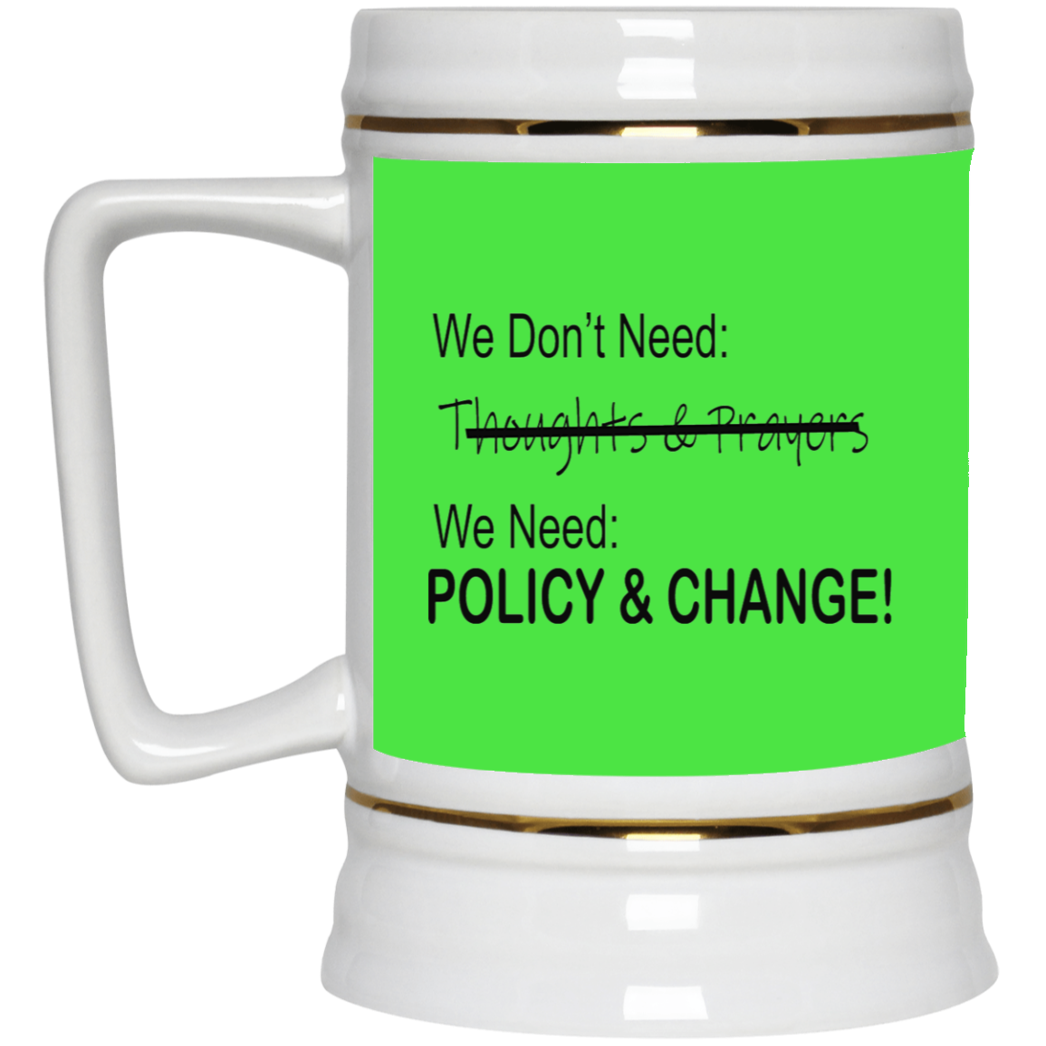 Change-Beer Stein 22oz.