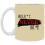 Never #2-11oz White Mug