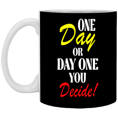 One Day-11oz White Mug