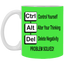 Ctrl-Alt-Del-11oz White Mug