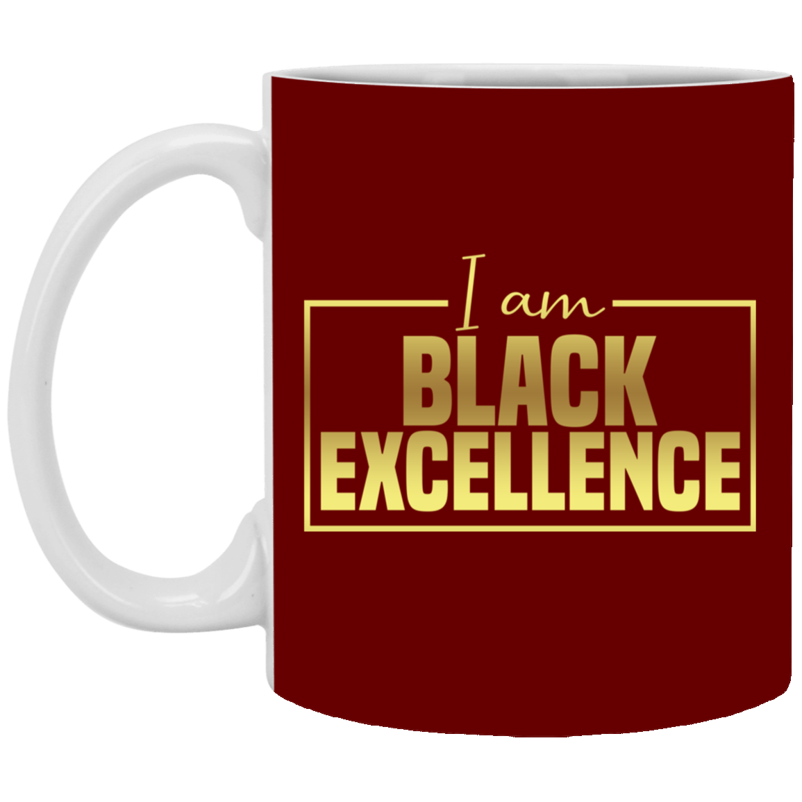 Black Excellence-11oz White Mug