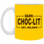 Dark Choc-Lit-11oz White Mug