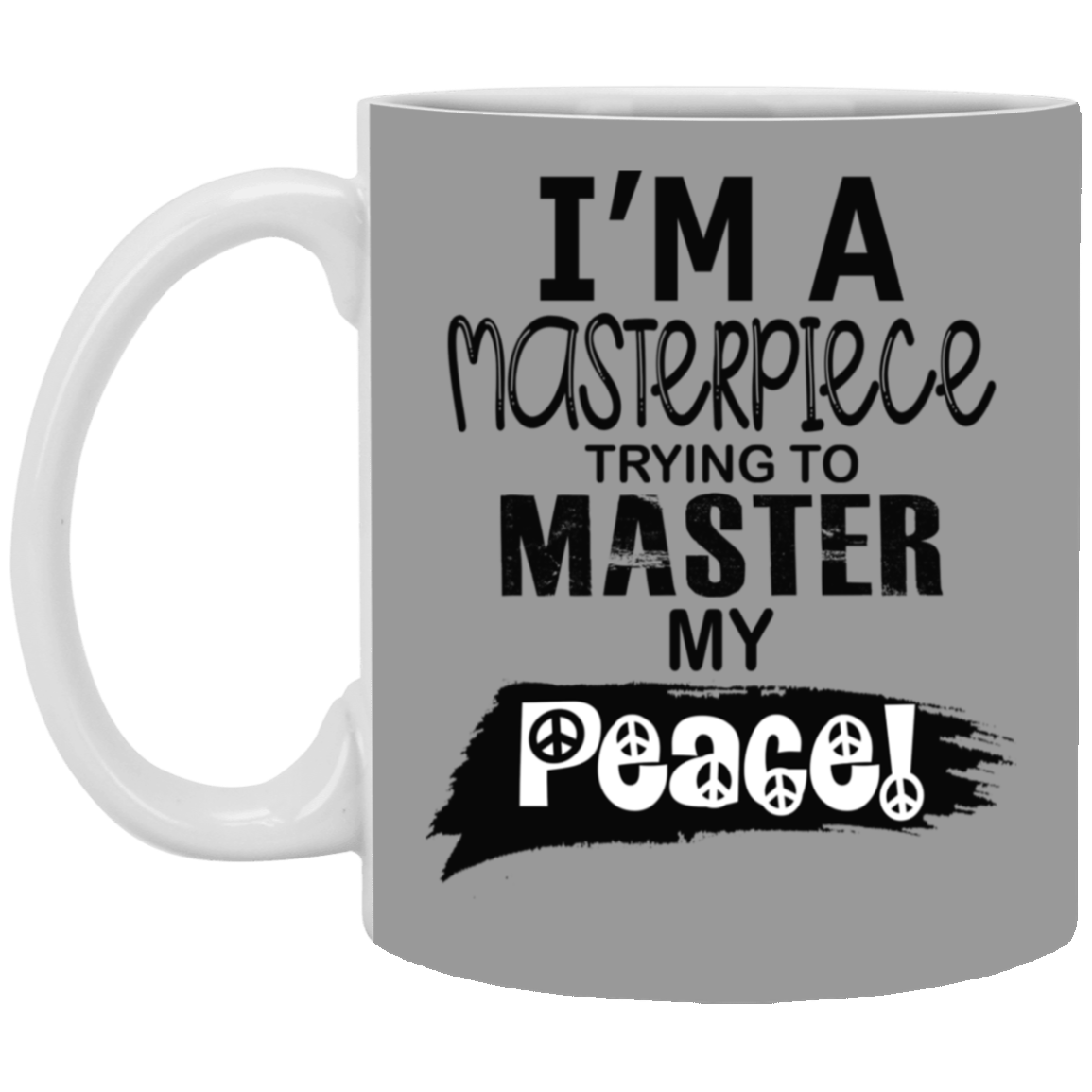 Master Peace-Black-11oz White Mug